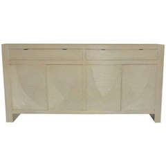 Crespi Style Cabinet Lacquered Bamboo