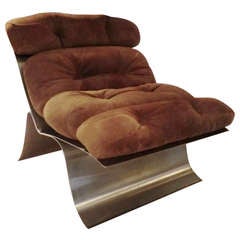 Francois Monnet 1970's Lounge Chair