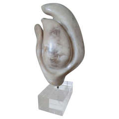 1970's Marble Abstract Sculpture