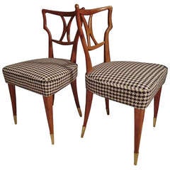 1950
s Italian Pair of Chairs