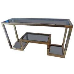 1970
s Italian Brass Consolle