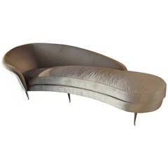 1950s Italian Round Sofa in the Style of Ico Parisi