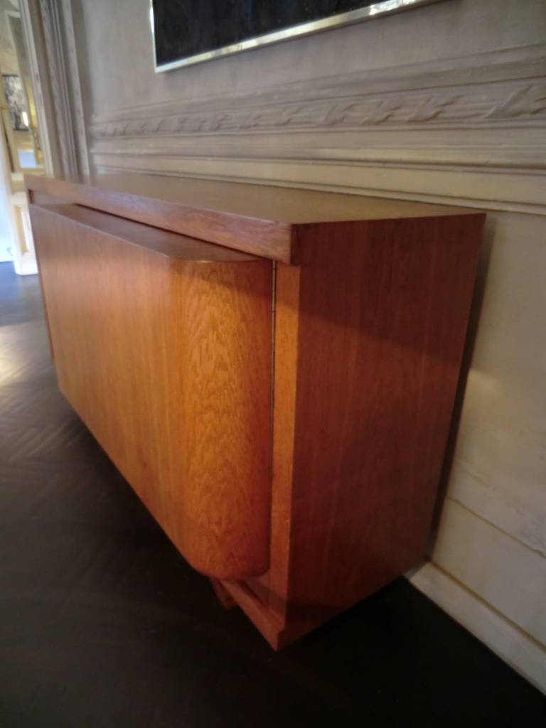 French 1950's Bar Cabinet in the Style of Jean Royere