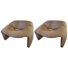 1970
s Pierre Paulin Lounge Chairs