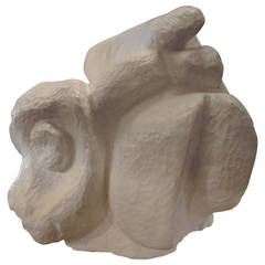Scultura in legno di Edith Borger degli anni '70