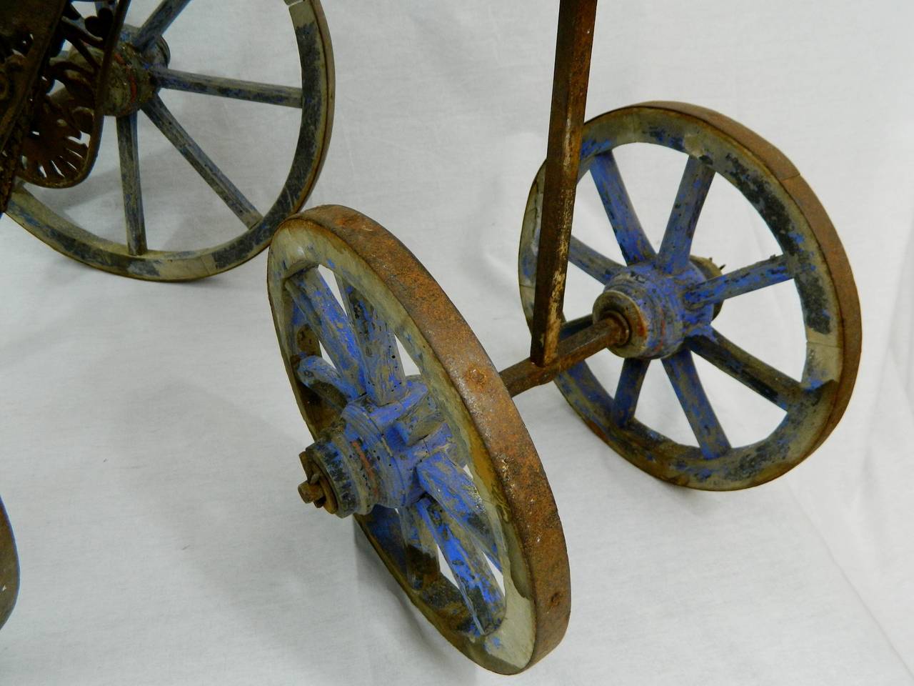 French Wood Horse Tricycle or Toy Riding Horse, 19th Century 1