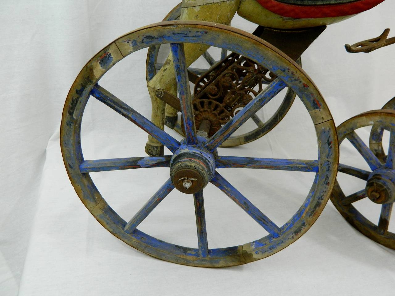 French Wood Horse Tricycle or Toy Riding Horse, 19th Century 2