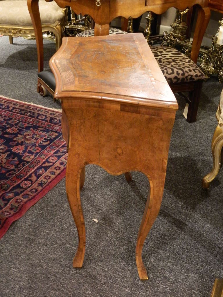 Pair of Italian Rococo Style Commodini or Side Tables, Late 19th Century 2
