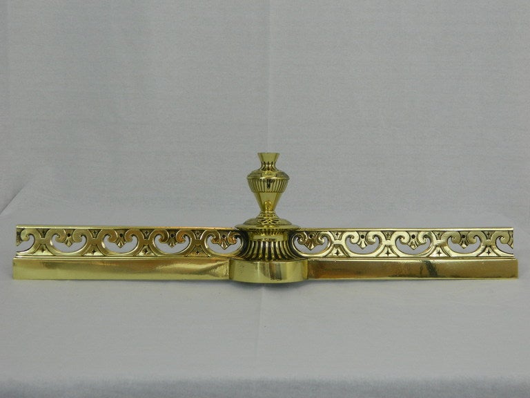 Pair of Chenets or Andirons with a Decorative Eagle Finial Top, 19th Century For Sale 5