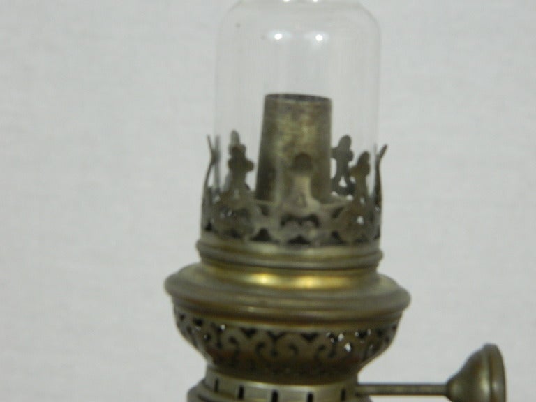 Pair of English Townshend & Co. Gas Table Lamps, circa 1880 1