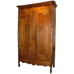 French Provencial Fruitwood Armoire, Circa 1820-1830 12