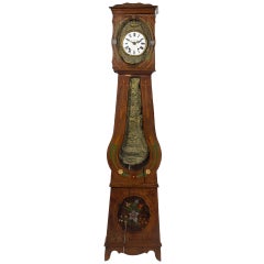 French Provincial Morbier Tall Case Clock, Vignaud Bonnet, 19th Century 12