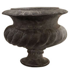 20th Century Round Footed Lead Planter from Belgium