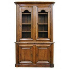 Circa 1850 French Provencial Louis Philippe Oak Bibliotheque or Buffet 12