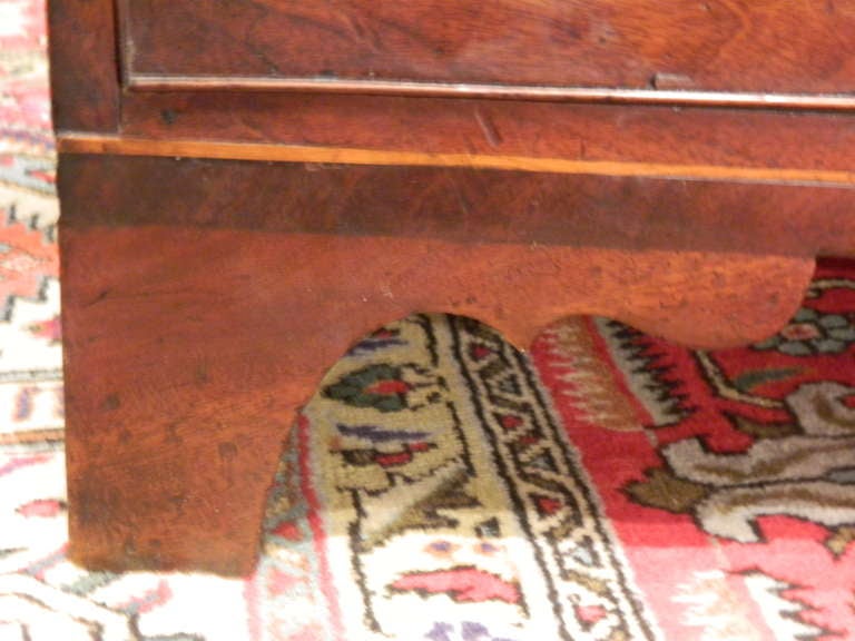 19th Century Regency Inlaid Small Mahogany Chest of Drawers