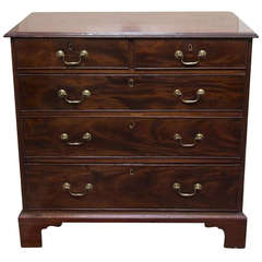 19th Century George III Mahogany Chest of Drawers 9