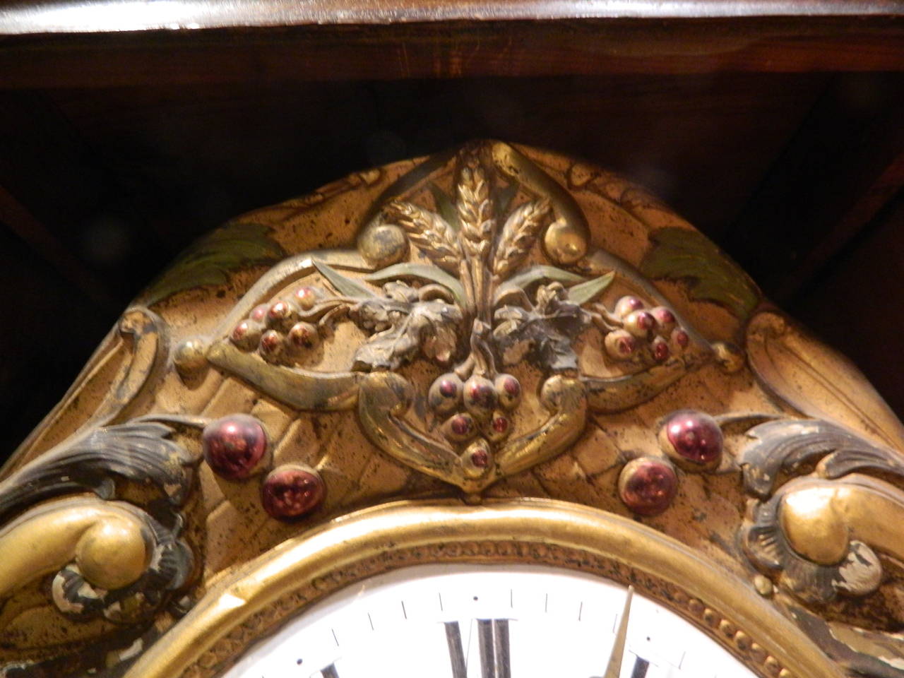 French Provincial Walnut Tall Case Clock, 19th Century For Sale 4