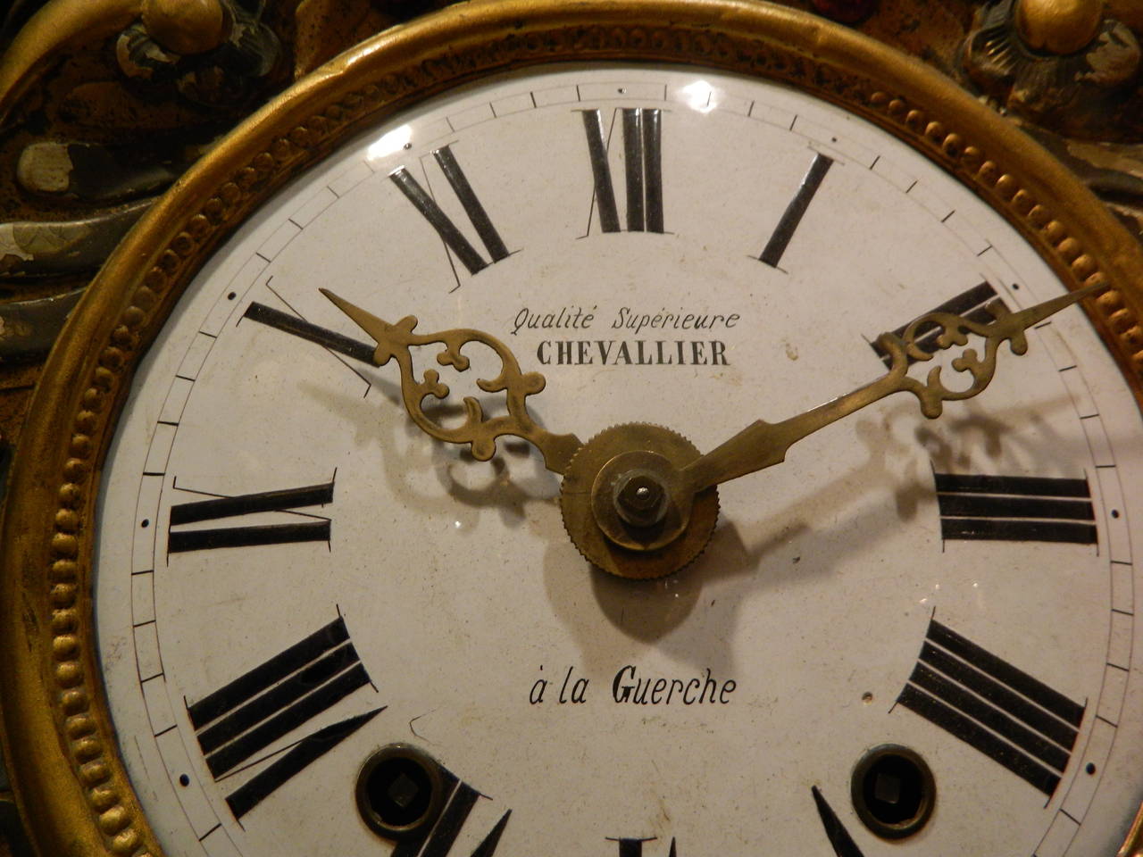 Horloge provinciale française en noyer, 19e siècle en vente 4