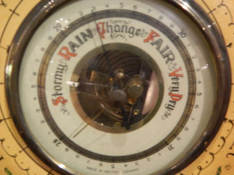 Italian Neoclassical Giltwood Wheel Barometer, 20th Century 6