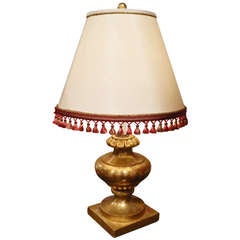 Neoclassical Style Gold Gilt Lamp