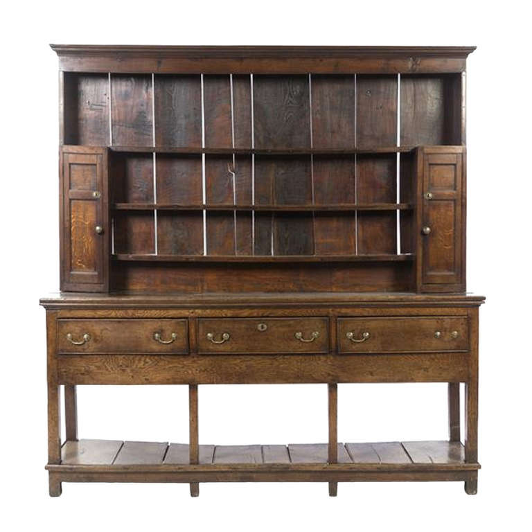 18th Century English Oak Welsh Dresser For Sale At 1stdibs