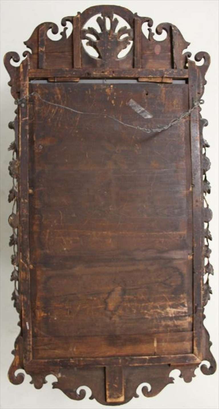 Queen Anne Gilt Walnut Wall Mirror, English, Late 18th Century 3