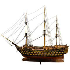 Ship Model of the HMS Victory, 1758, England