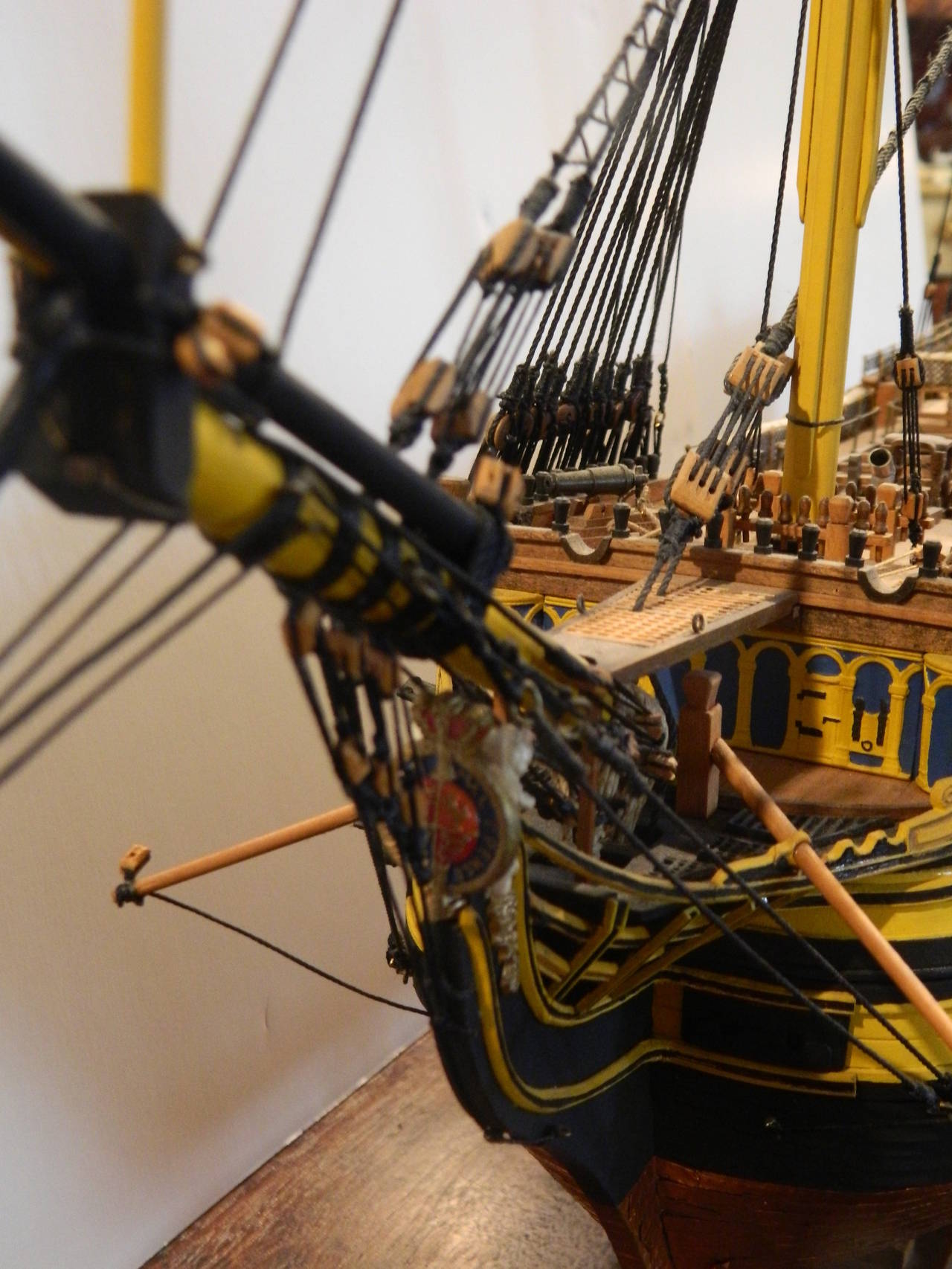 20th Century Ship Model of the HMS Victory, 1758, England