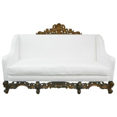 19th Century Italian Renaissance Revival Canape or Sofa