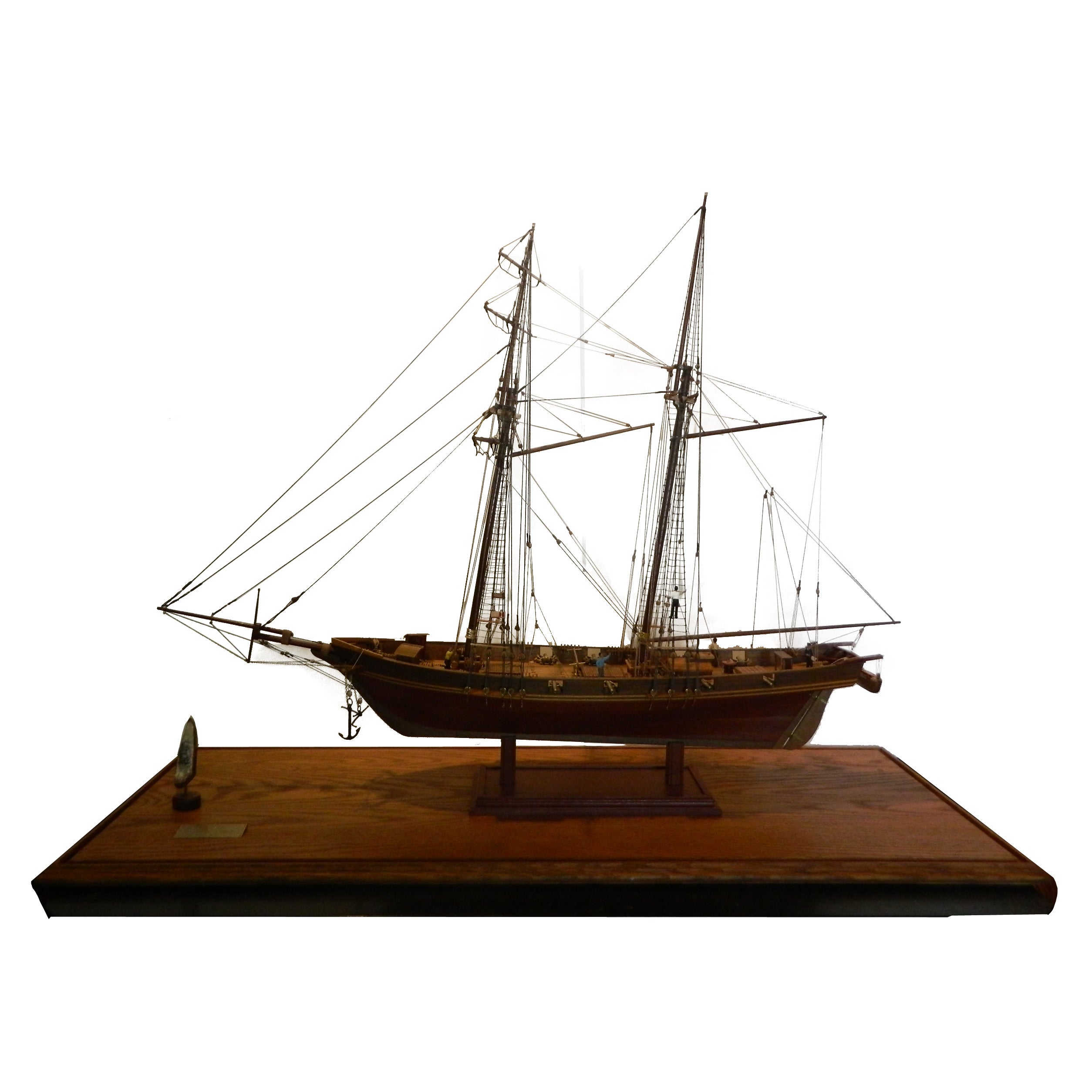 Ship Model of the Harvey, 1847, Baltimore, Maryland in Case