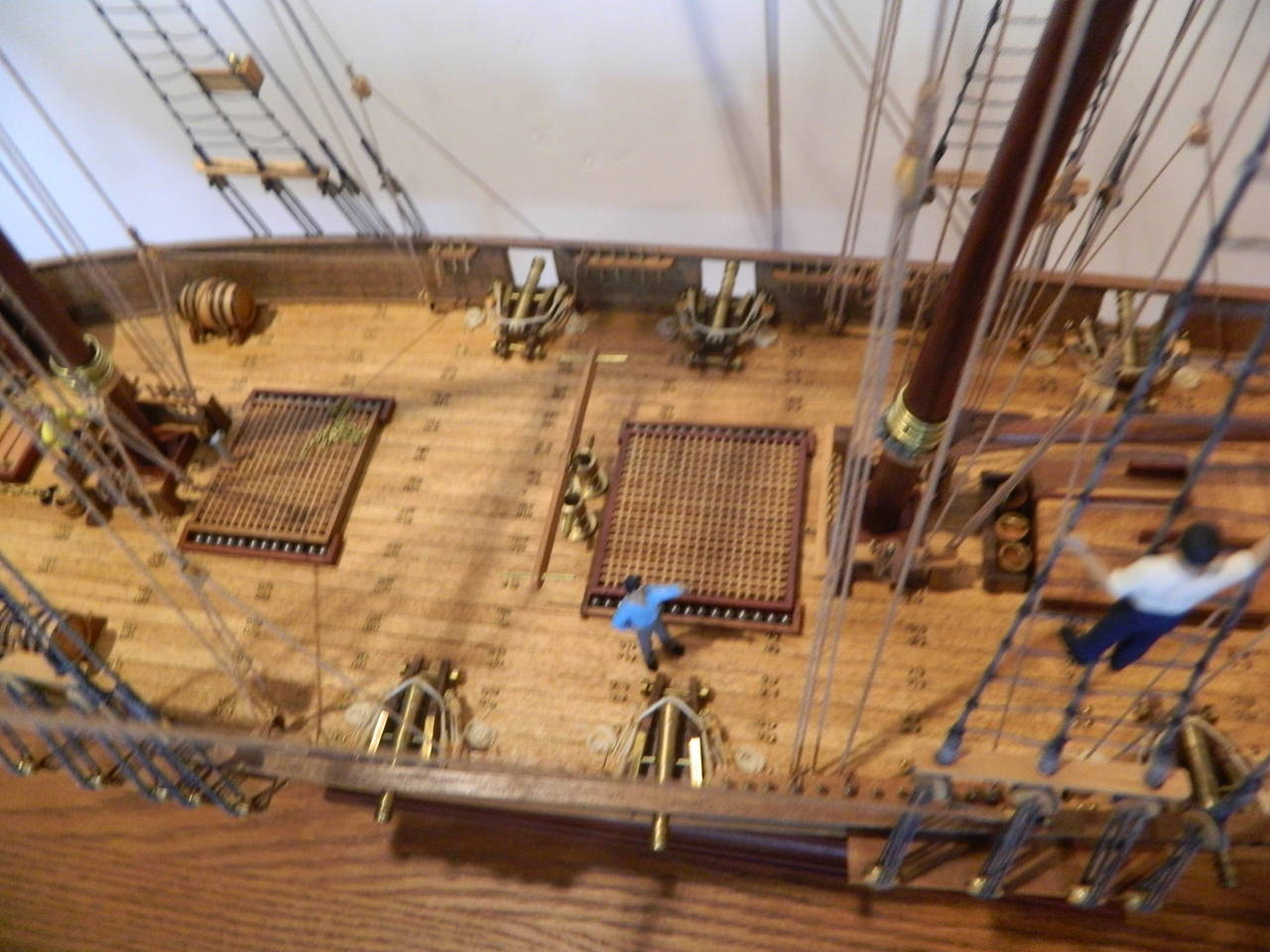 Ship Model of the Harvey, 1847, Baltimore, Maryland in Case 2