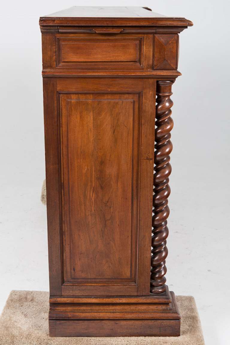 French Renaissance Style Walnut Sideboard or Side Cabinet, 19th Century 1