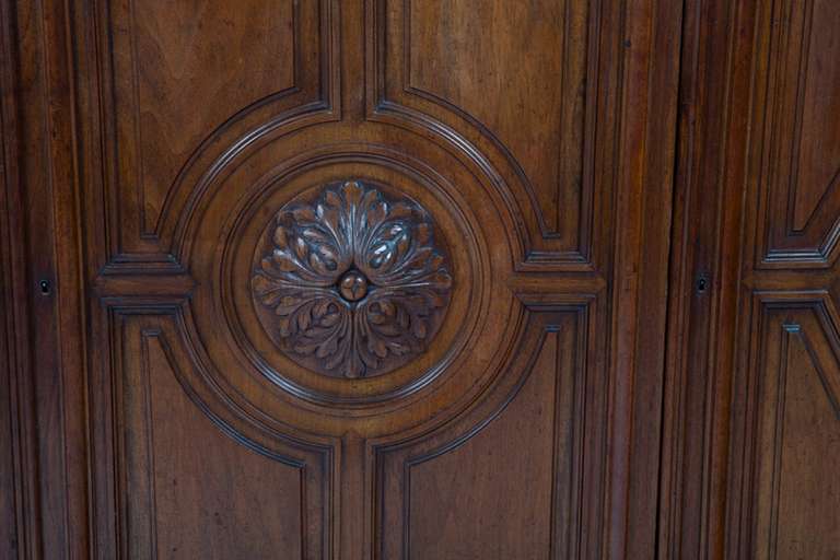 French Renaissance Style Walnut Sideboard or Side Cabinet, 19th Century 5