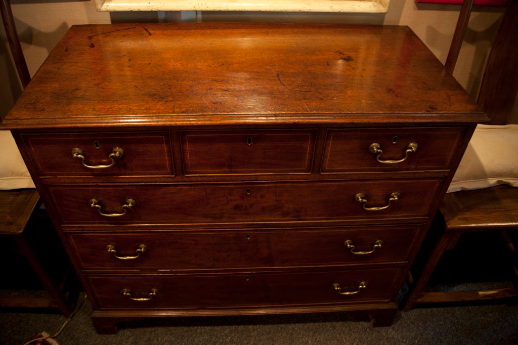 English Chippendale Mahogany Chest, Early 19th Century 2