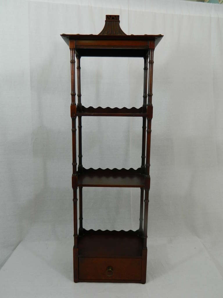 pagoda style shelf