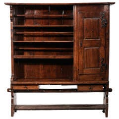 19th Century Provincial Louis XV Style Pine Cupboard or Cabinet