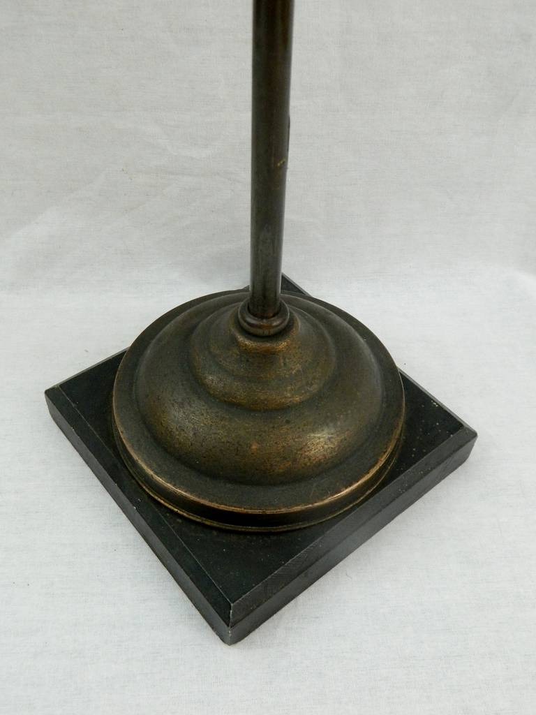 Student Lamp with an Opalescent Shade and Attributed to Caldwell, circa 1900  In Good Condition For Sale In Savannah, GA