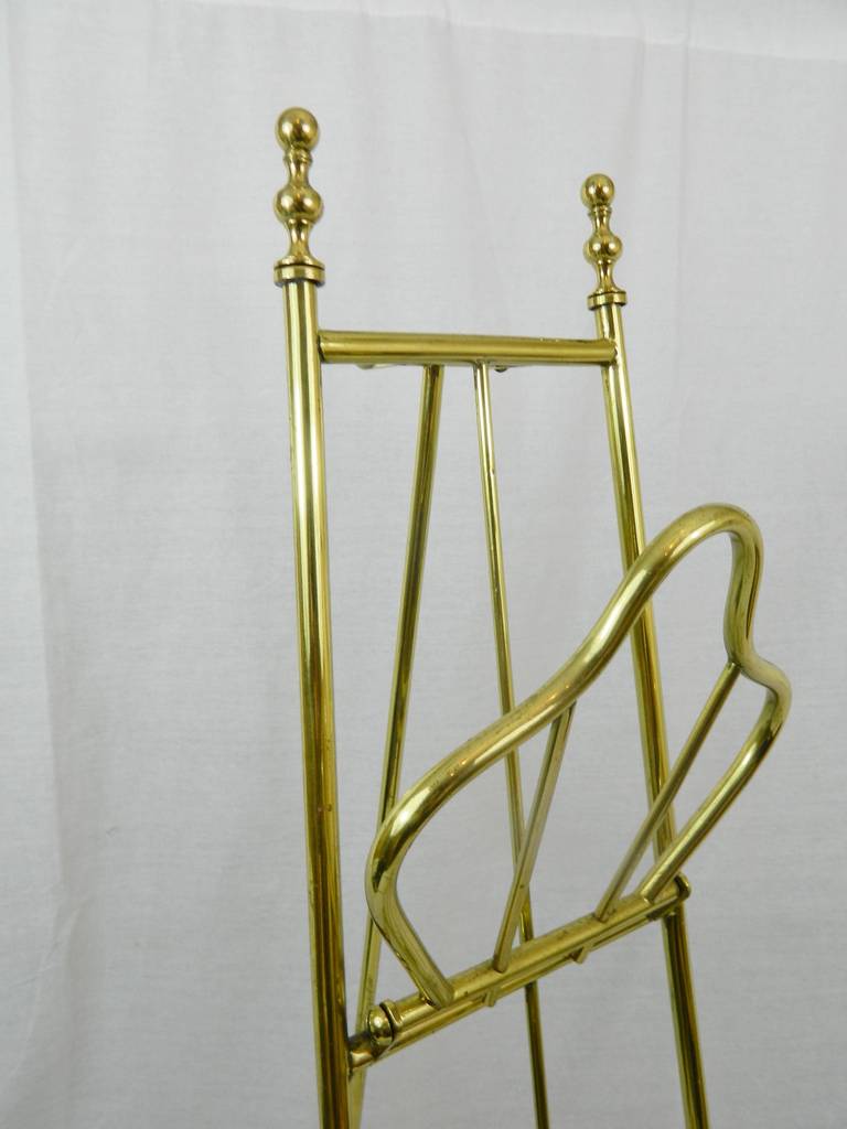 19th Century French Polished Brass Magazine Stand 6