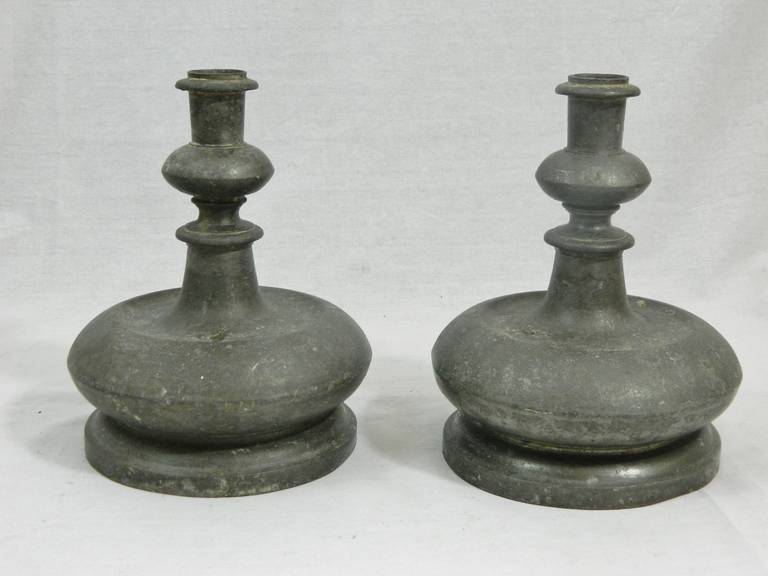 pewter candlesticks for sale