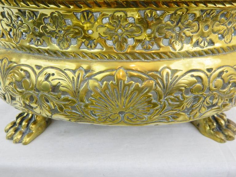 19th Century Polished Brass French Jardinieres 1