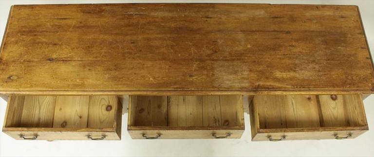 Early 20th Century Queen Anne Style English Pine Dresser Base or Server 2