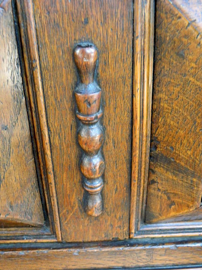 17th Century English Oak Two Drawer Sideboard 5