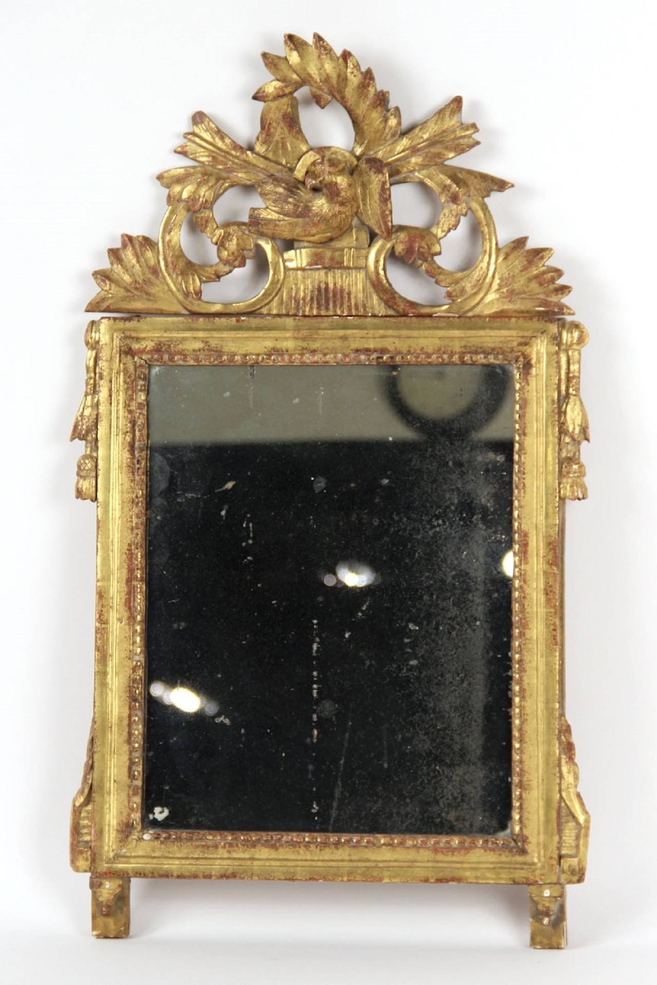 Circa 1800's Italian Neoclassical Gilt wood Mirror