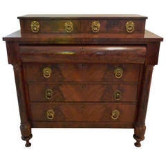 19th Century Mahogany Victorian Chest of Drawers 4