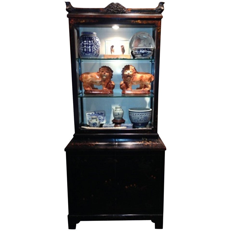 Chinoiserie Display Cabinet, 19th Century
