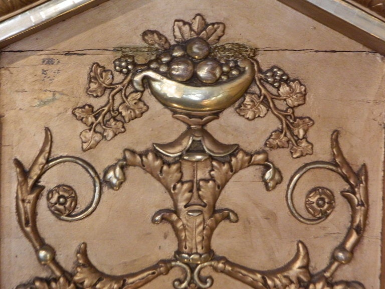 XIXe siècle Miroir en bois doré de style Empire suédois, début du 19ème siècle en vente