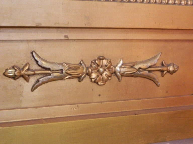 Specchio svedese Empire in Wood dorato, inizio XIX secolo in vendita 4