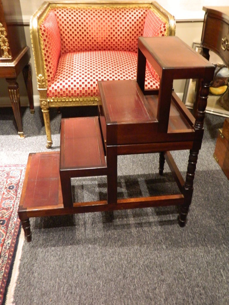 Late 19th Century Fold over Bed Step Ladder or Table 3