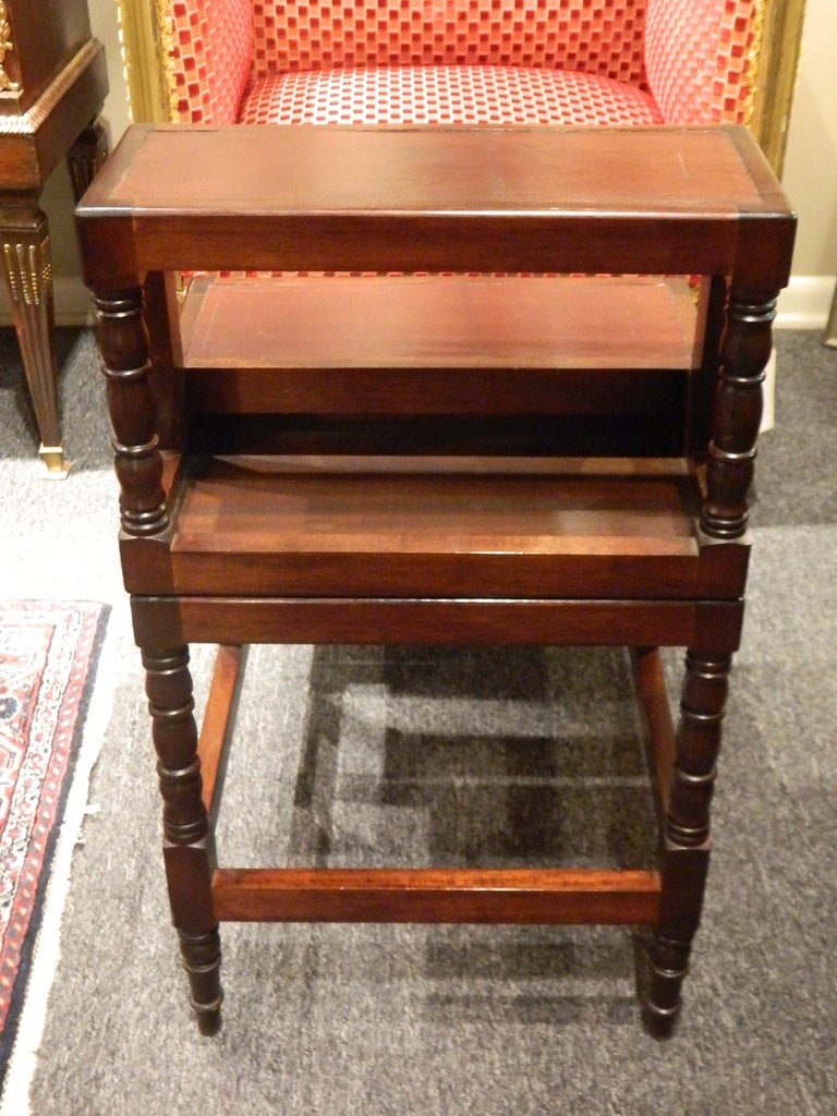 Late 19th Century Fold over Bed Step Ladder or Table In Excellent Condition In Savannah, GA
