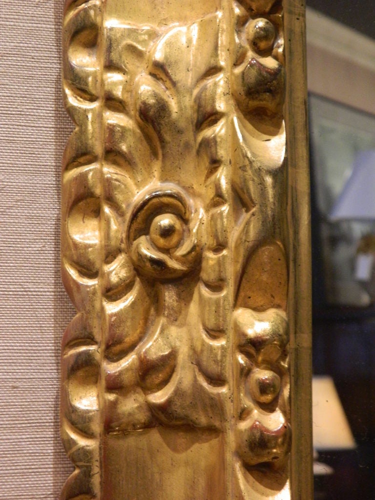 gold leaf mirror